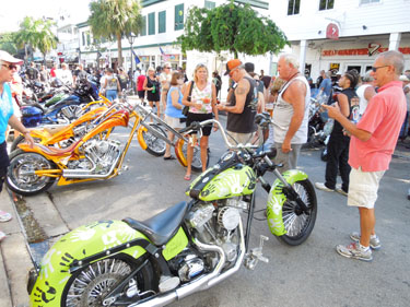 Poker Run 2012 photo - Duval Street, Key West